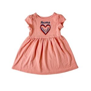 Black History Month Target Orange Terry Akoma A-Line Dress Size 3T